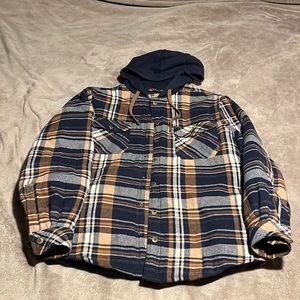 Mens Large Legendary Outfitters Insulated Flannel Jacket